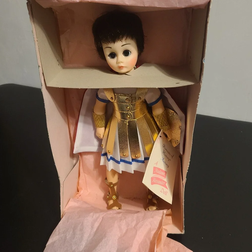 Madame Alexander Marc Antony 1310 Portraits of History Vintage Doll with Box Tag